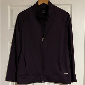 Reebok Dark Purple Zip-Up Jacket